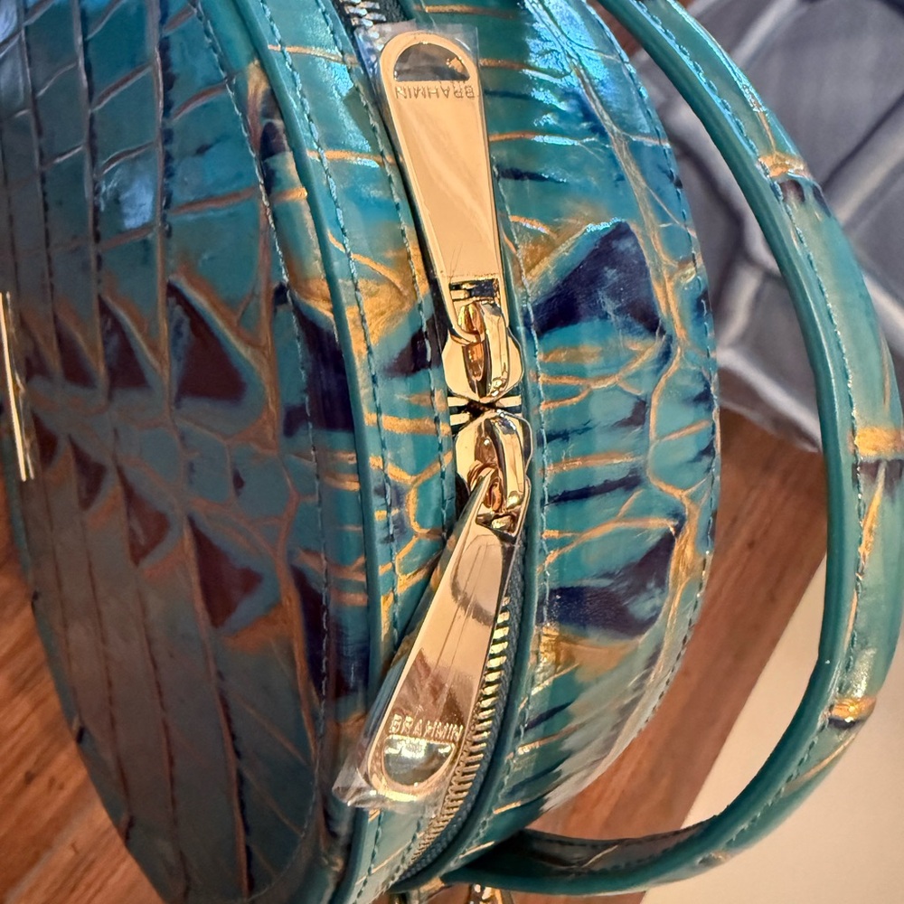 Brahmin Parakeet Estuary Lane Crossbody - Picture 6 of 7